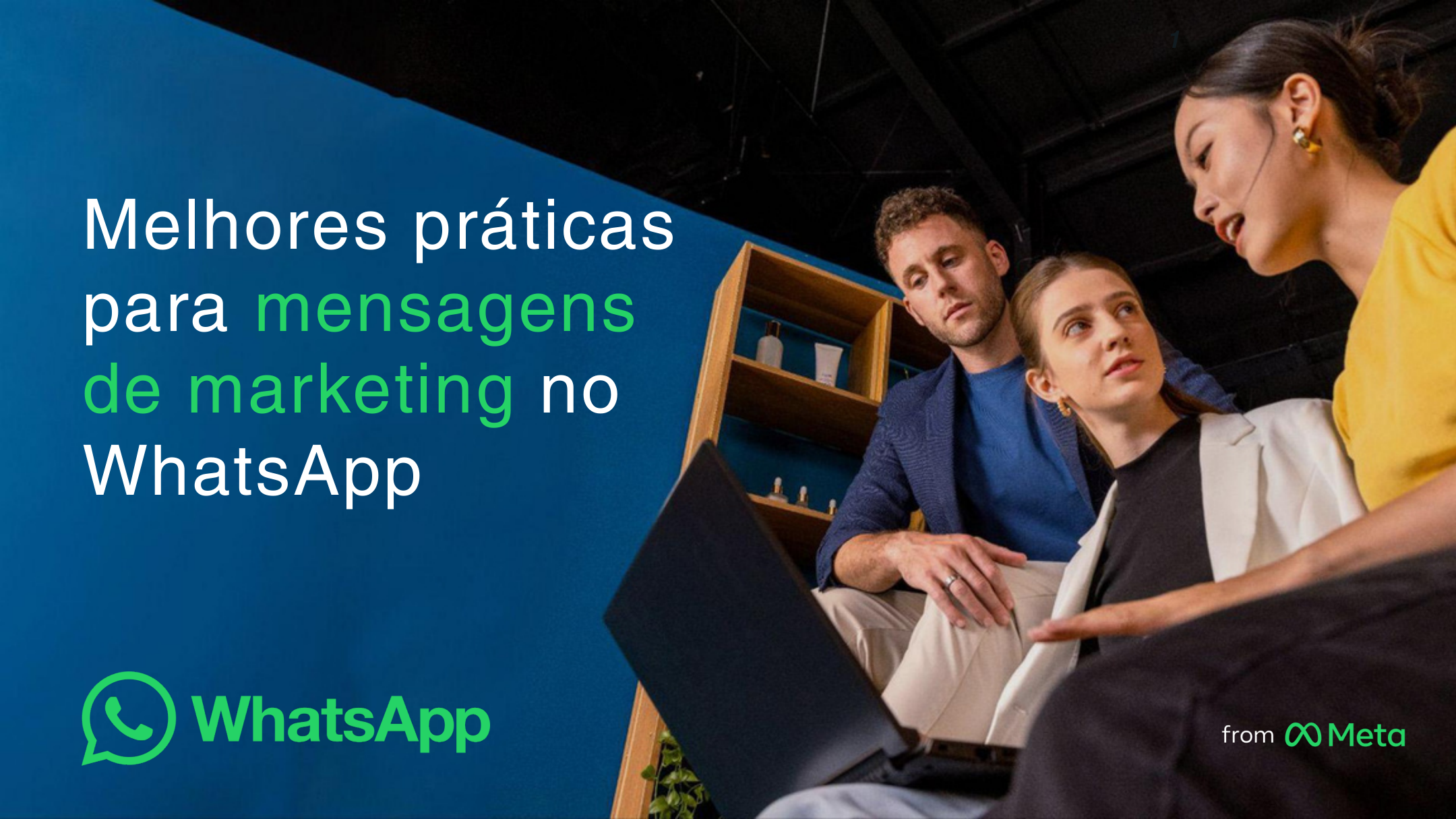 Capa do playbook: Melhores práticas para mensagens de marketing no WhatsApp
